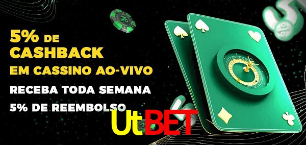 Promoções do cassino ao Vivo Utbet